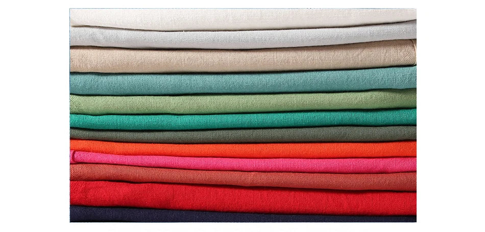 Women's Cotton Linen Ankle Pants
