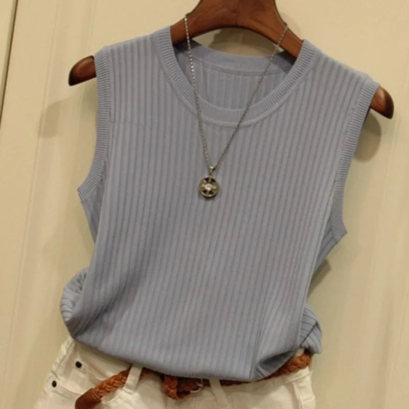 Women's Lightweight Summer Knit Tank Top