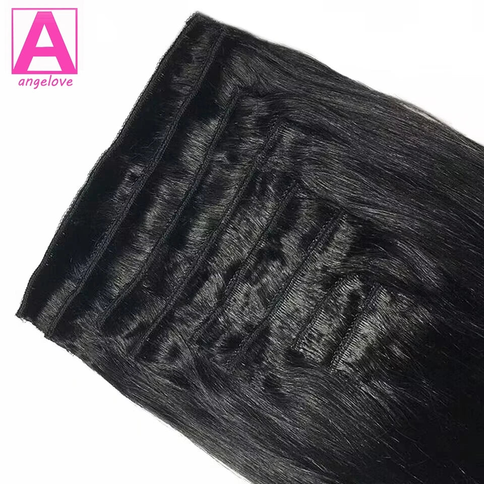 Premium Brazilian Remy Human Hair Clip-In Extensions