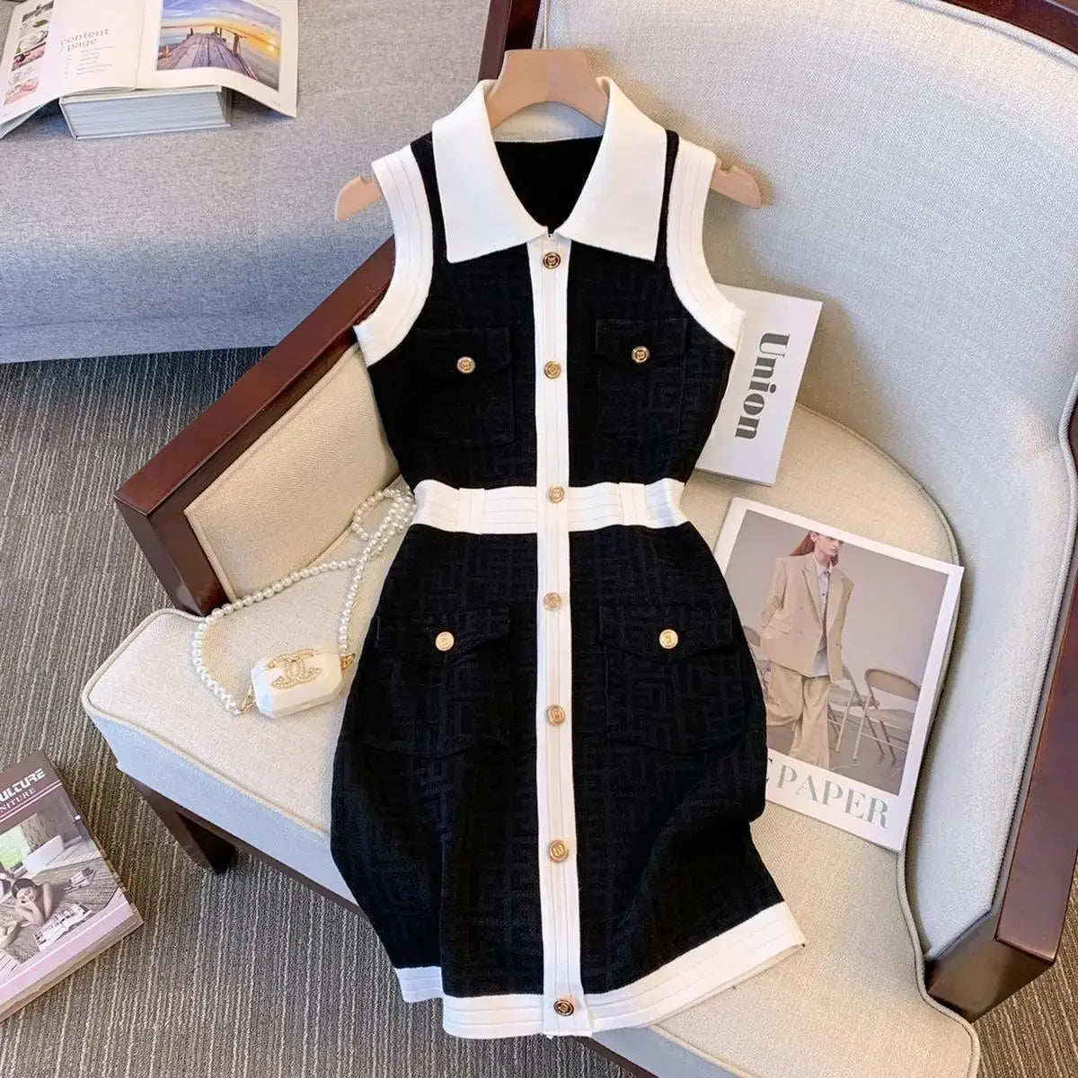 Knitted Sexy Mini Wrap Slim Short Dresses