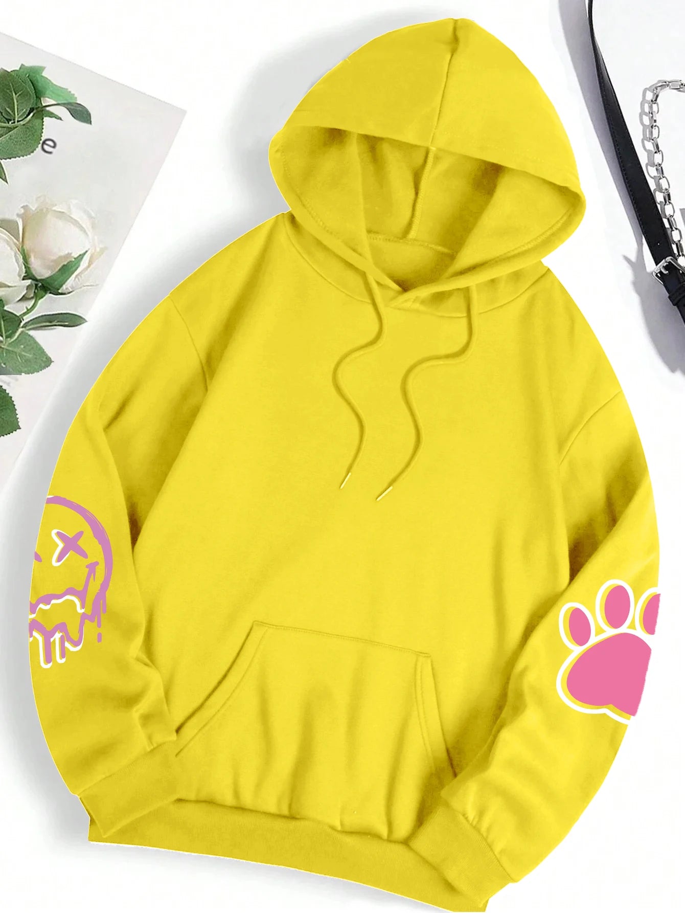 Women's Fleece-Lined Hip Hop Hoodie