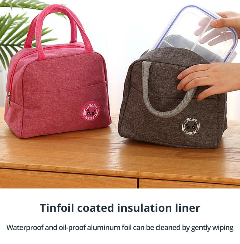 Insulated Lunch Bag with Multiple Compartments