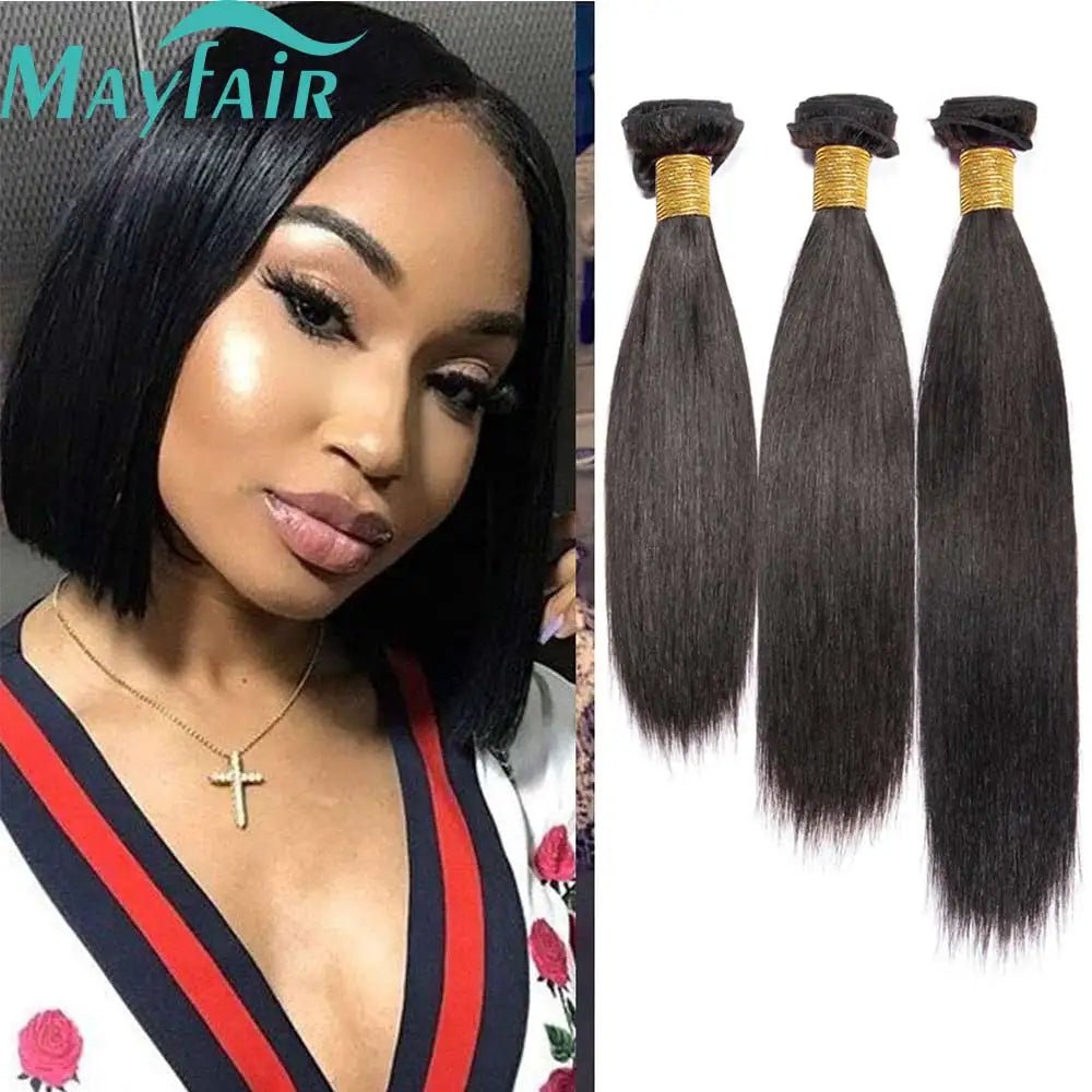 Premium Brazilian Straight Human Hair Bundles