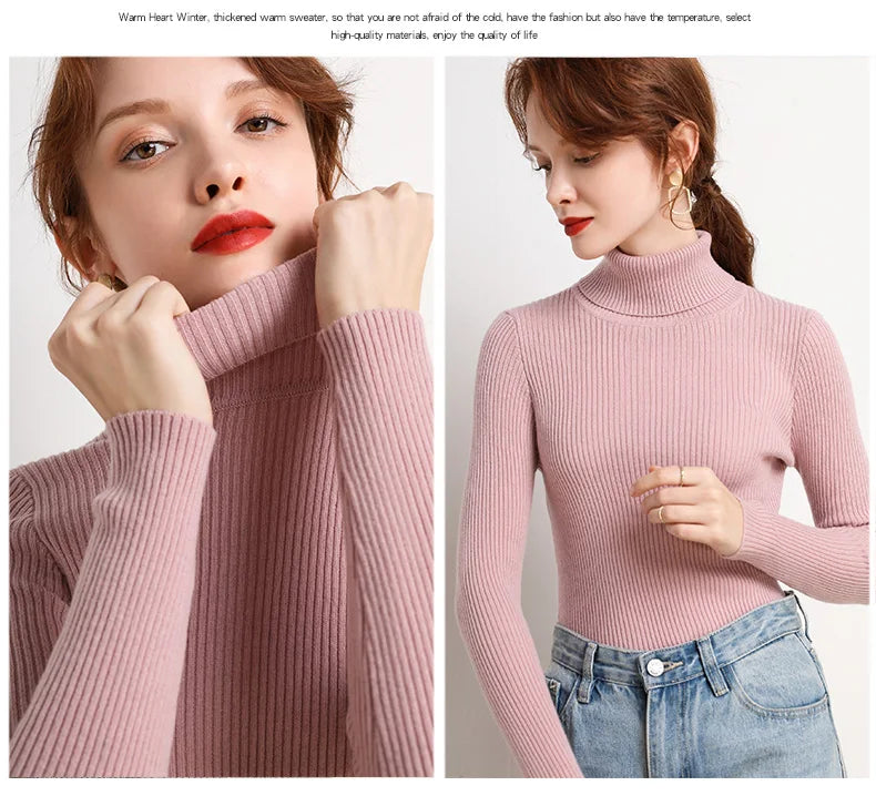 Women's Soft Turtleneck Sweater