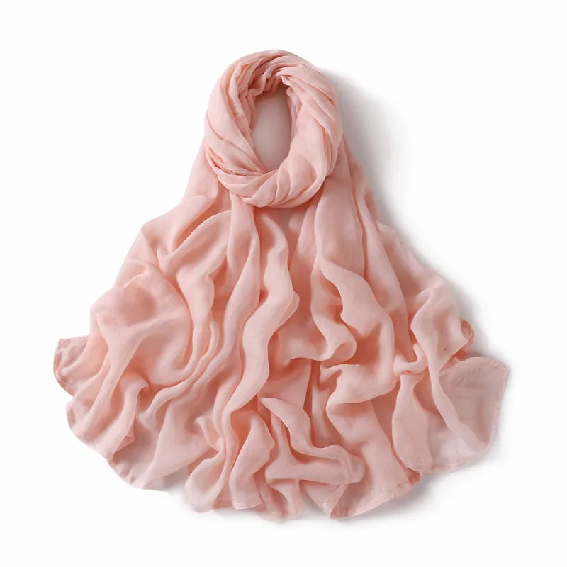 Premium Cotton-Rayon Hijab Scarf