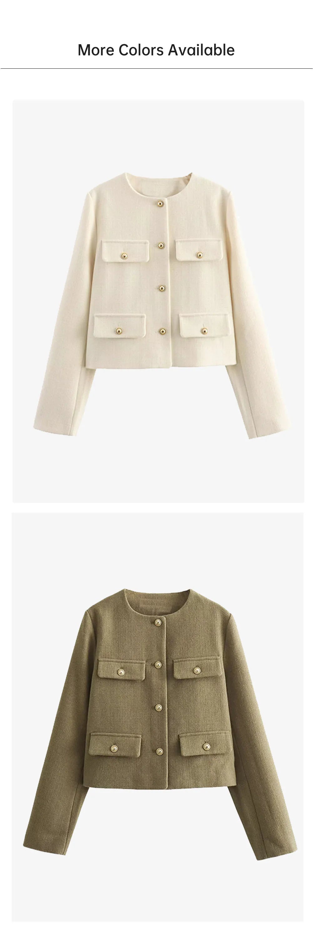 Women's Classic O-Neck Blazer