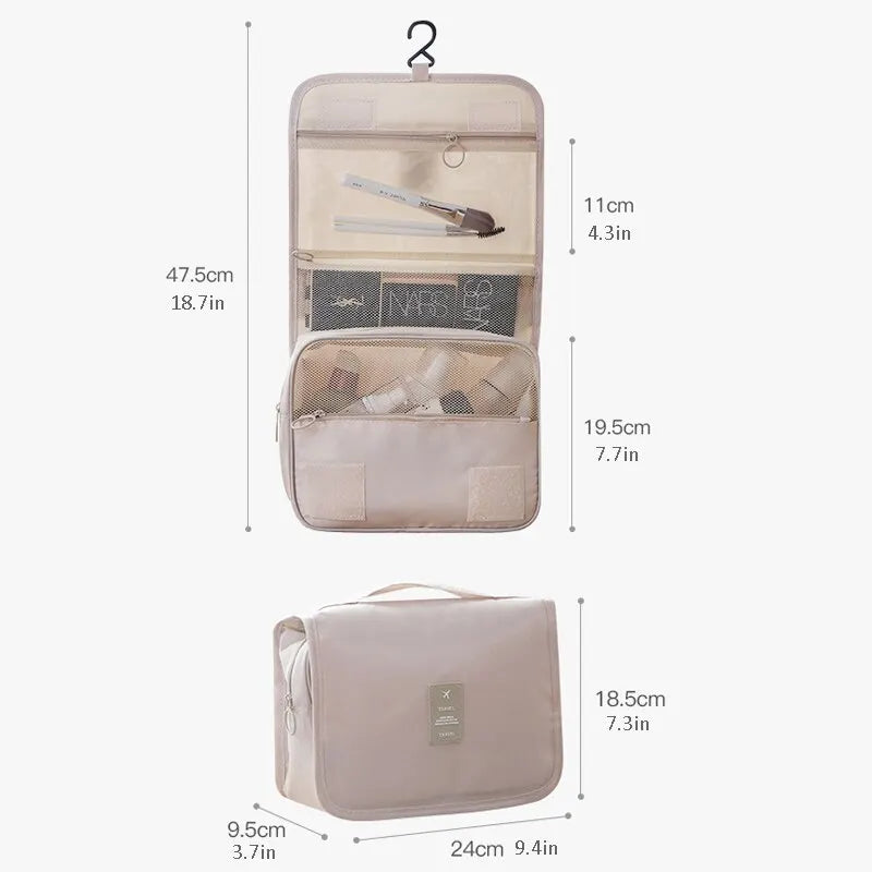 Premium Waterproof Travel Makeup Bag