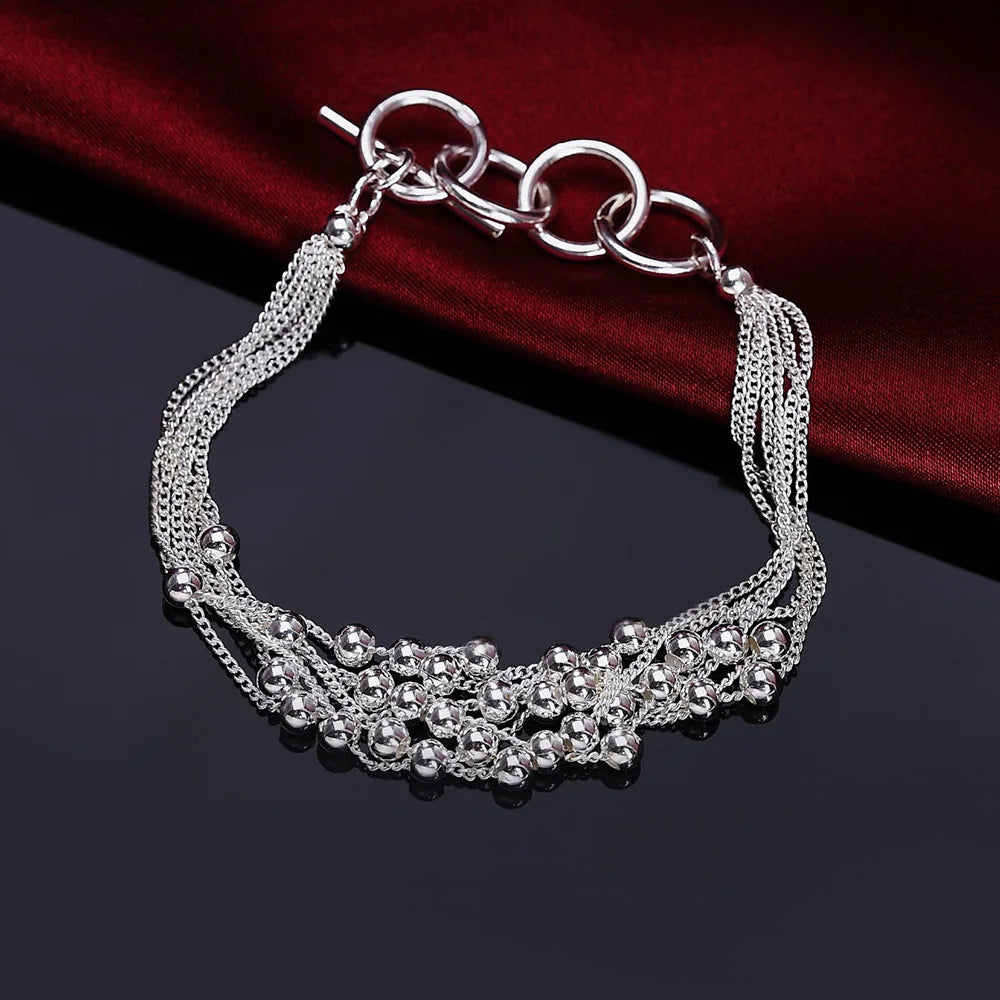 Handcrafted 925 Sterling Silver Twisted Rope Bracelet