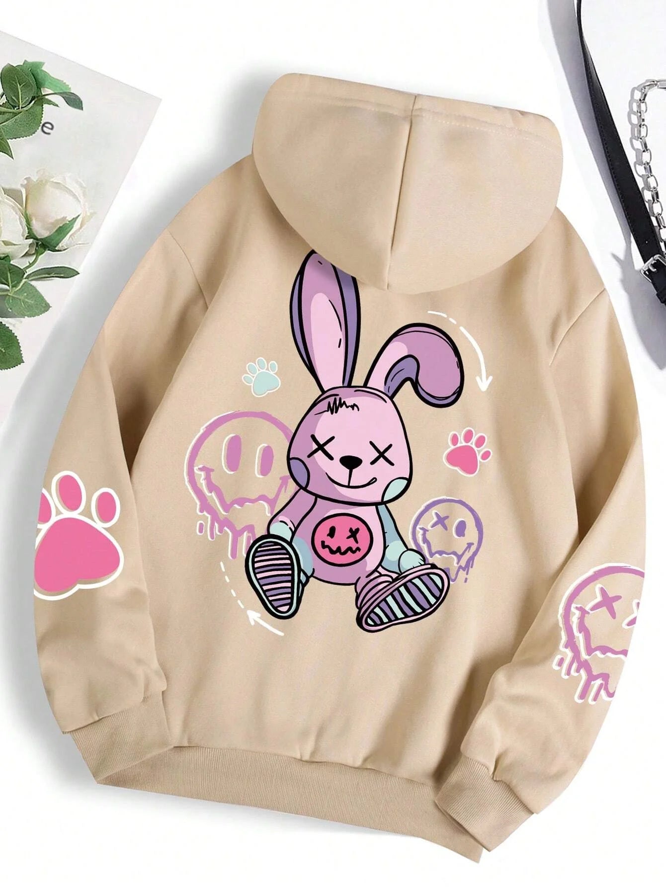 Women's Fleece-Lined Hip Hop Hoodie