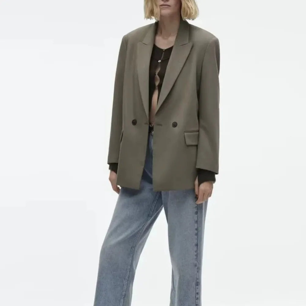 Women's Double-Breasted Blazer