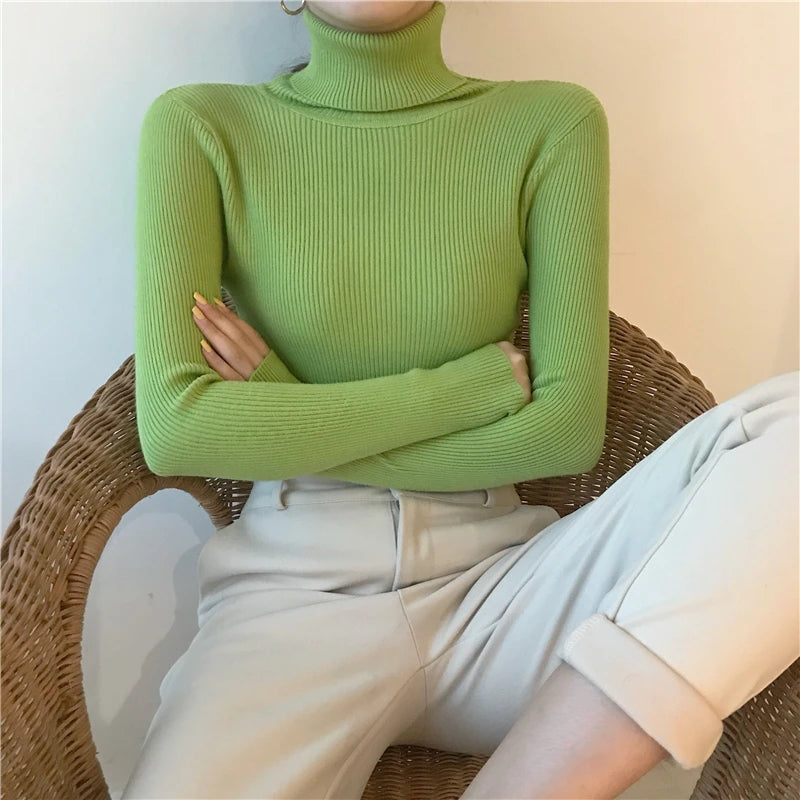 Women's Soft Turtleneck Sweater