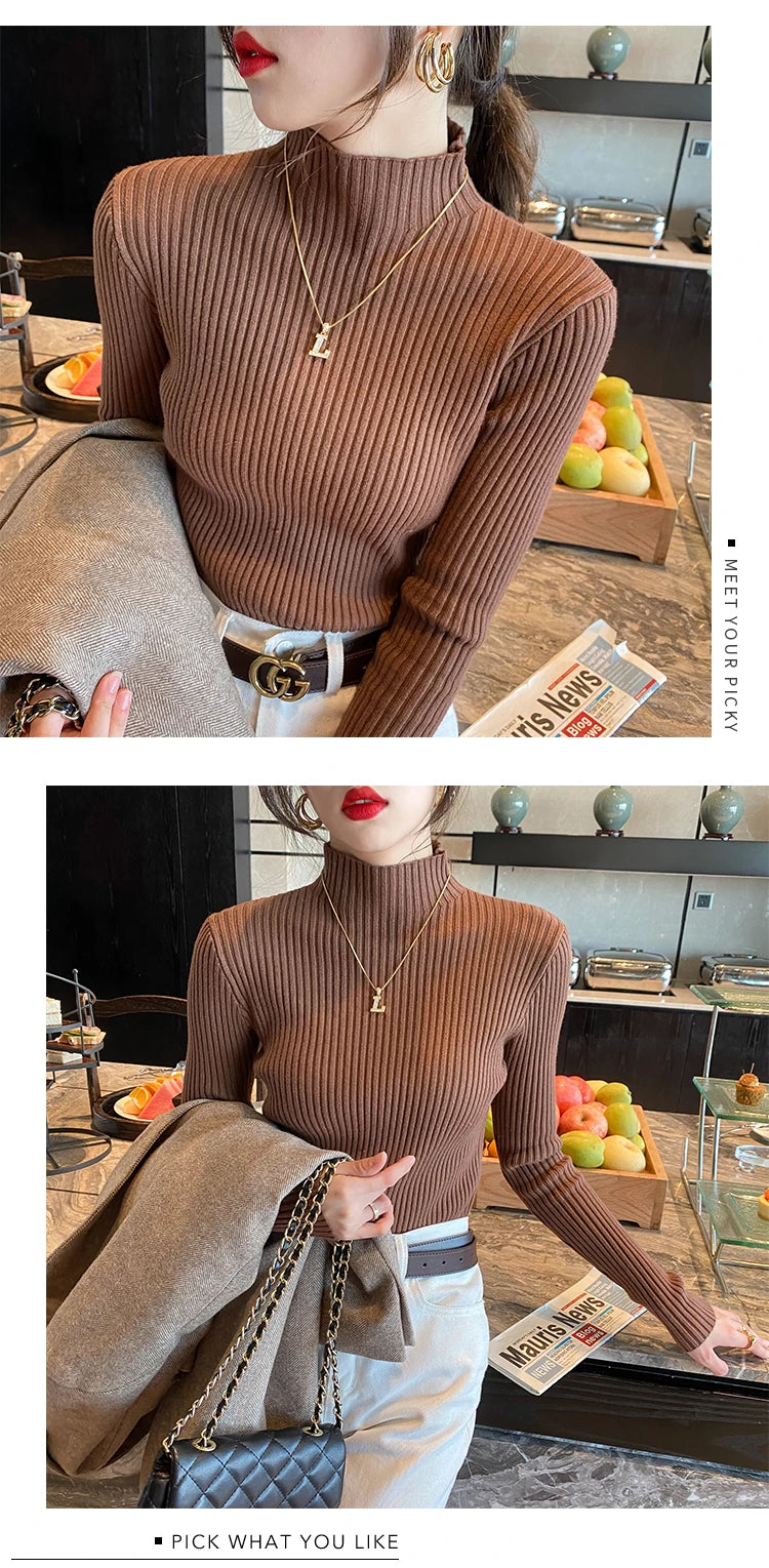 Women's Classic Turtleneck Sweater