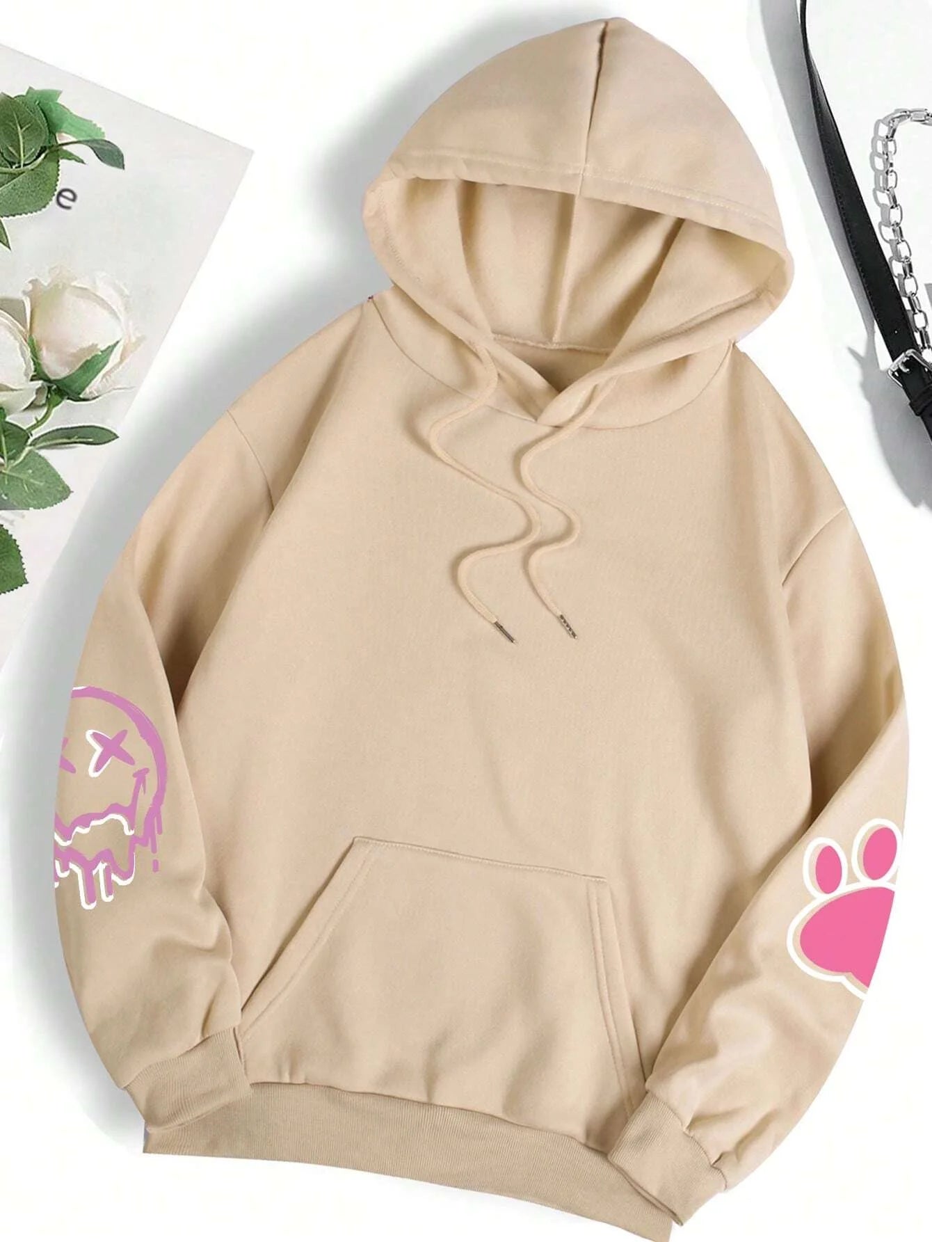 Women's Fleece-Lined Hip Hop Hoodie