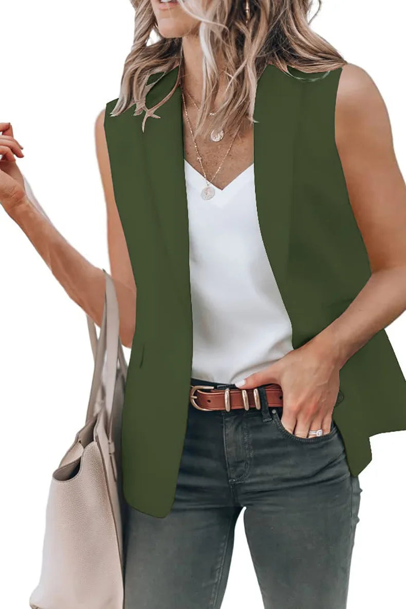 Women's Classic Sleeveless Blazer