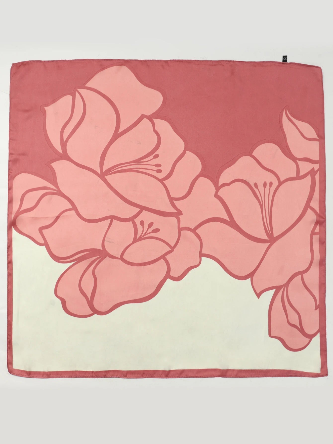 RUNMEIFA Luxury Silk Square Scarf