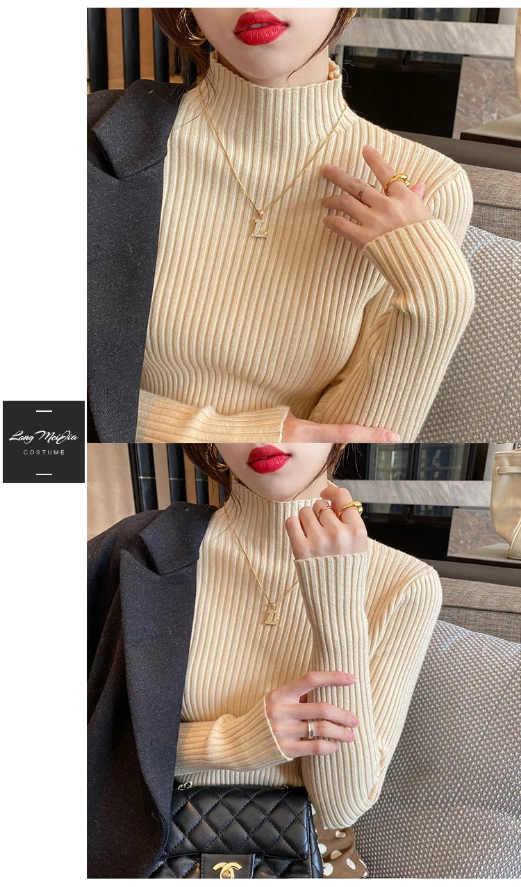 Women's Classic Turtleneck Sweater
