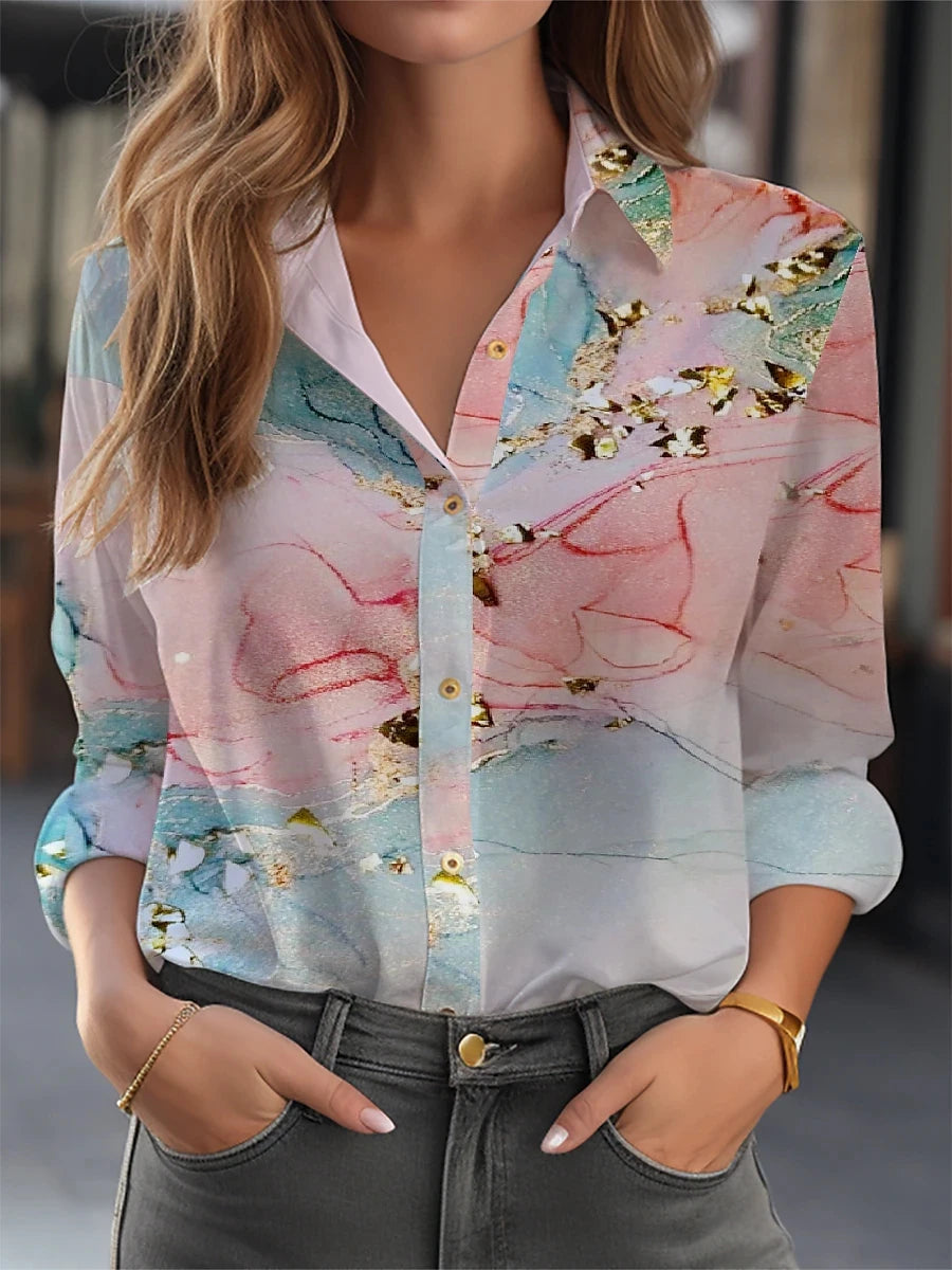 Elegant Long Sleeve Casual Shirt