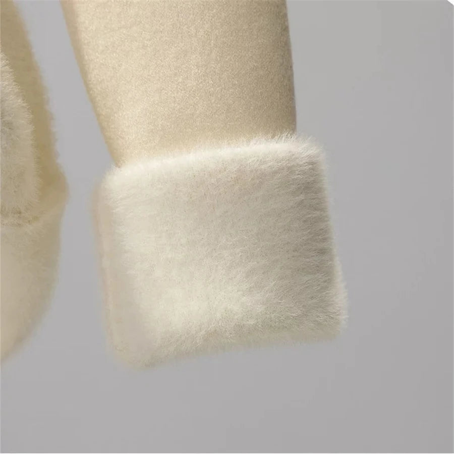 Women's Velvet-Lined Turtleneck Sweater