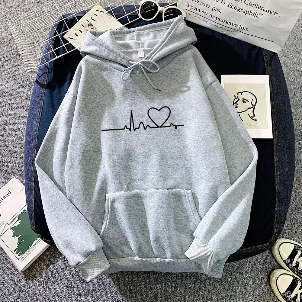 Women's Casual Letter Print Hoodie