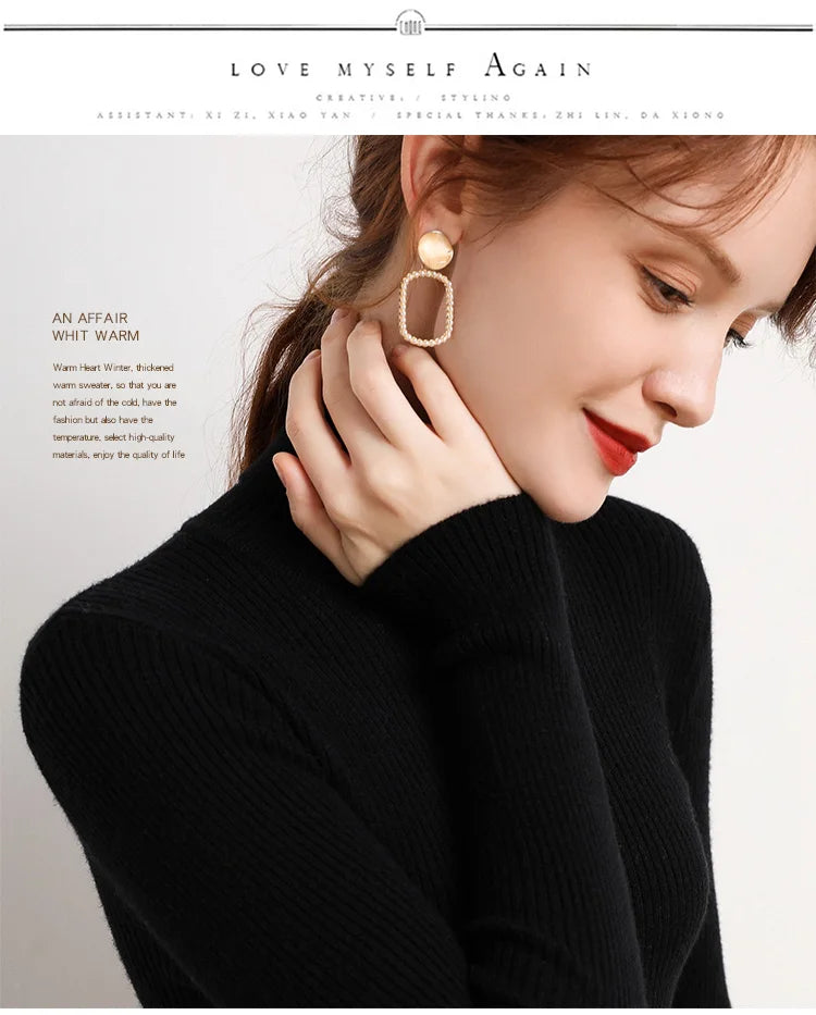 Women's Soft Turtleneck Sweater