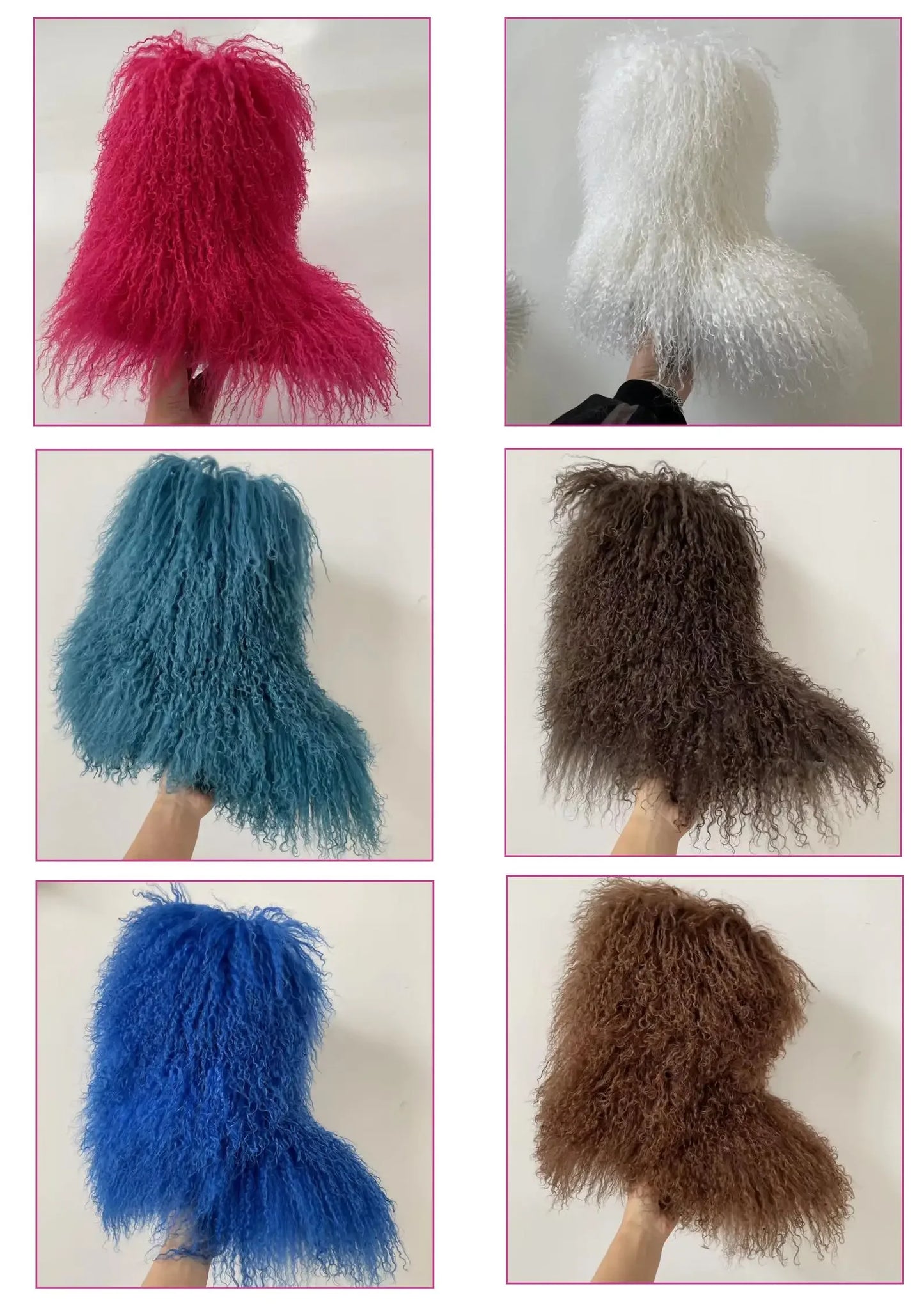Luxury Mongolian Sheepskin Fur Halter Vest