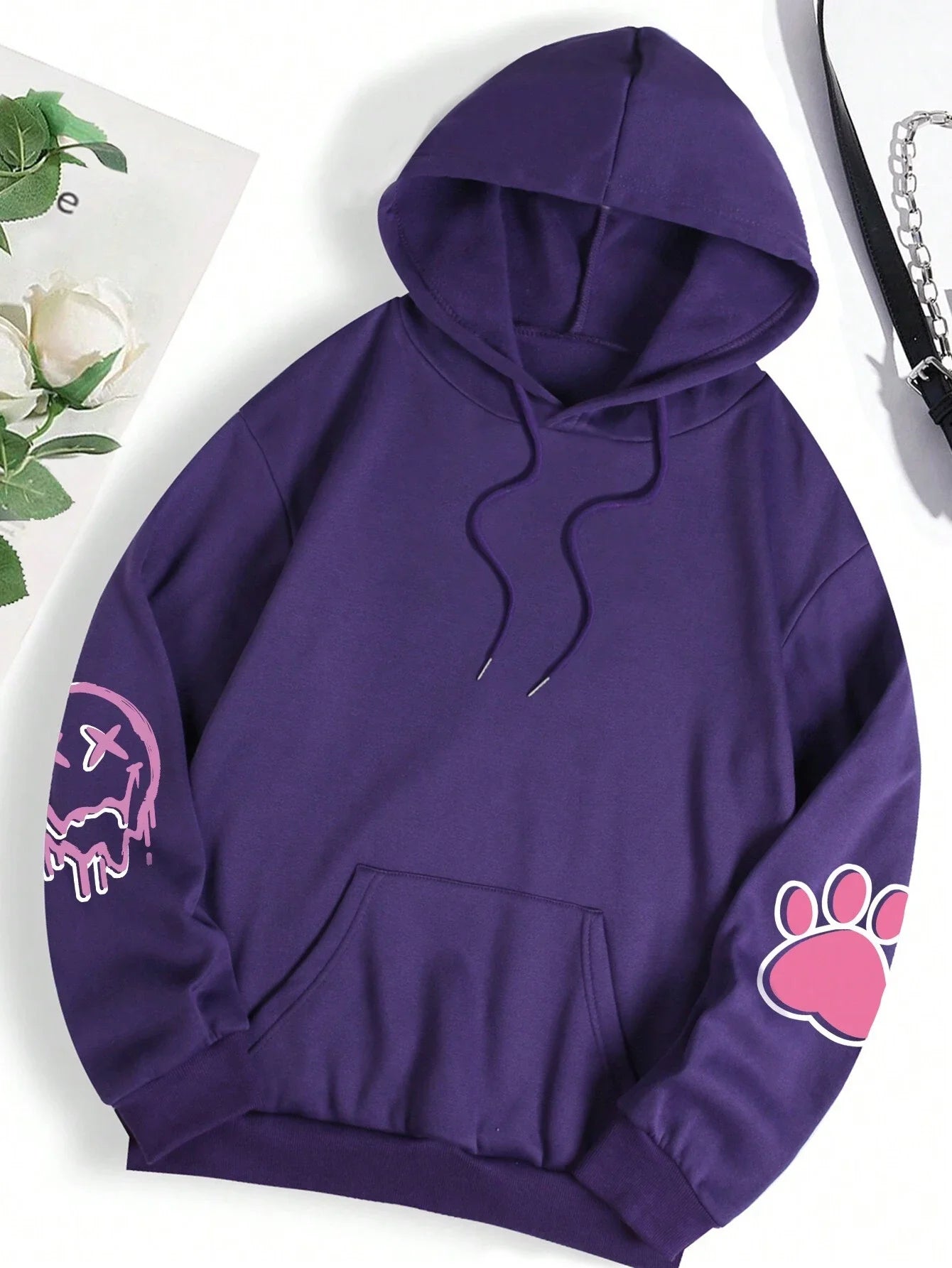 Women's Fleece-Lined Hip Hop Hoodie