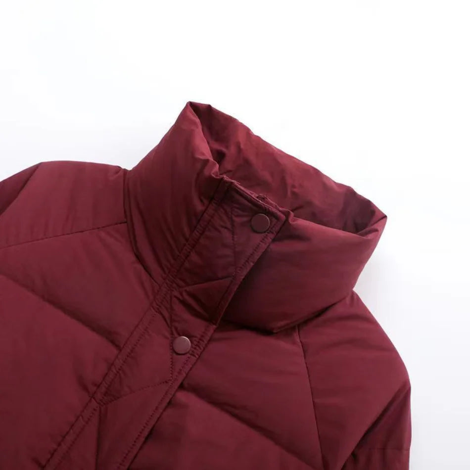 Women's Cotton-Filled Stand Collar Jacket