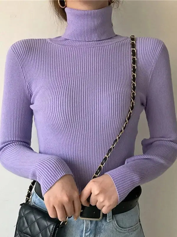 Women's Soft Turtleneck Sweater