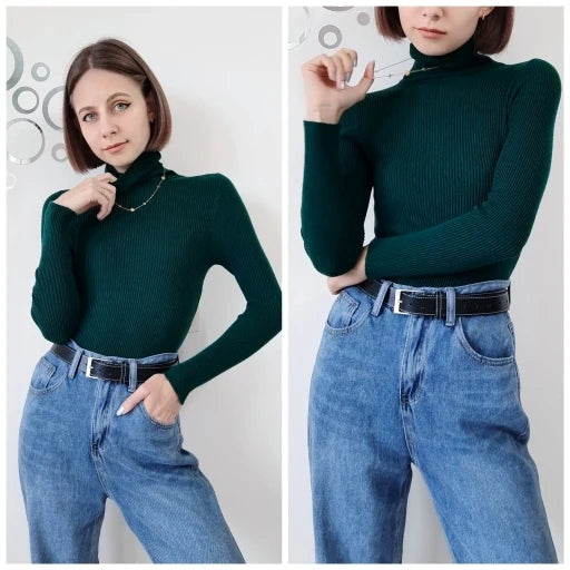 Women's Soft Turtleneck Sweater