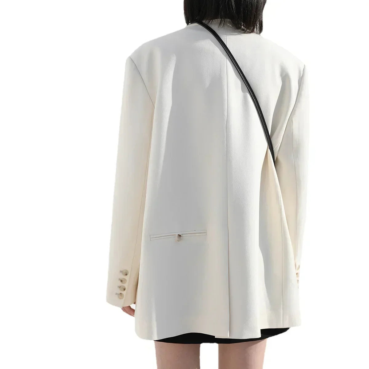 Professional Women's Double-Breasted Blazer