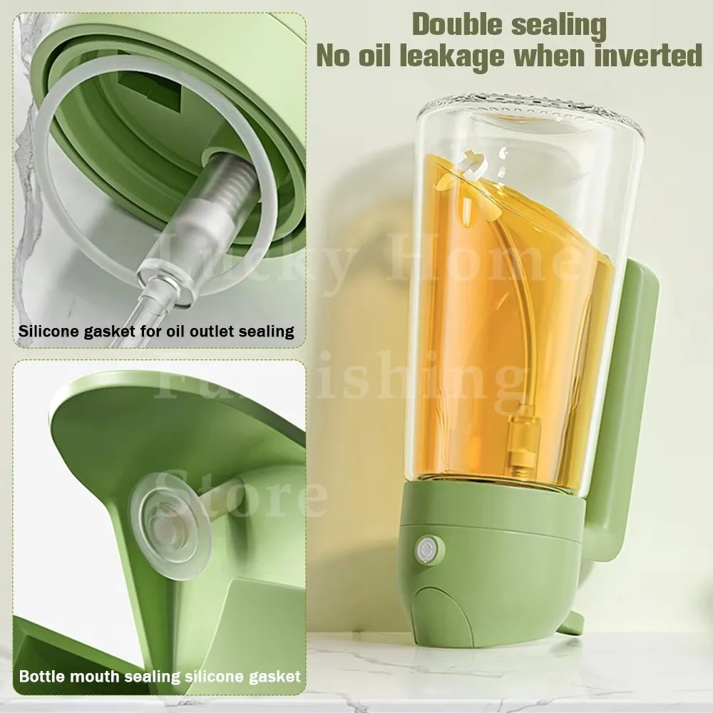 Oil Spray Dispenser Sprayer Bottle Kitchen From Cooking Easy Clean 2-in-1 Spray & Pour Function Food-Grade Plastic Oil Mister