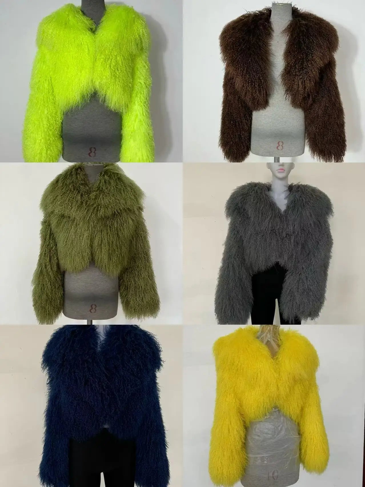 Luxury Mongolian Sheepskin Fur Halter Vest