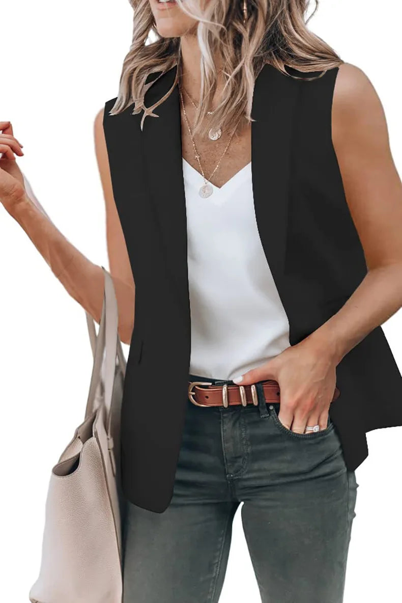 Women's Classic Sleeveless Blazer
