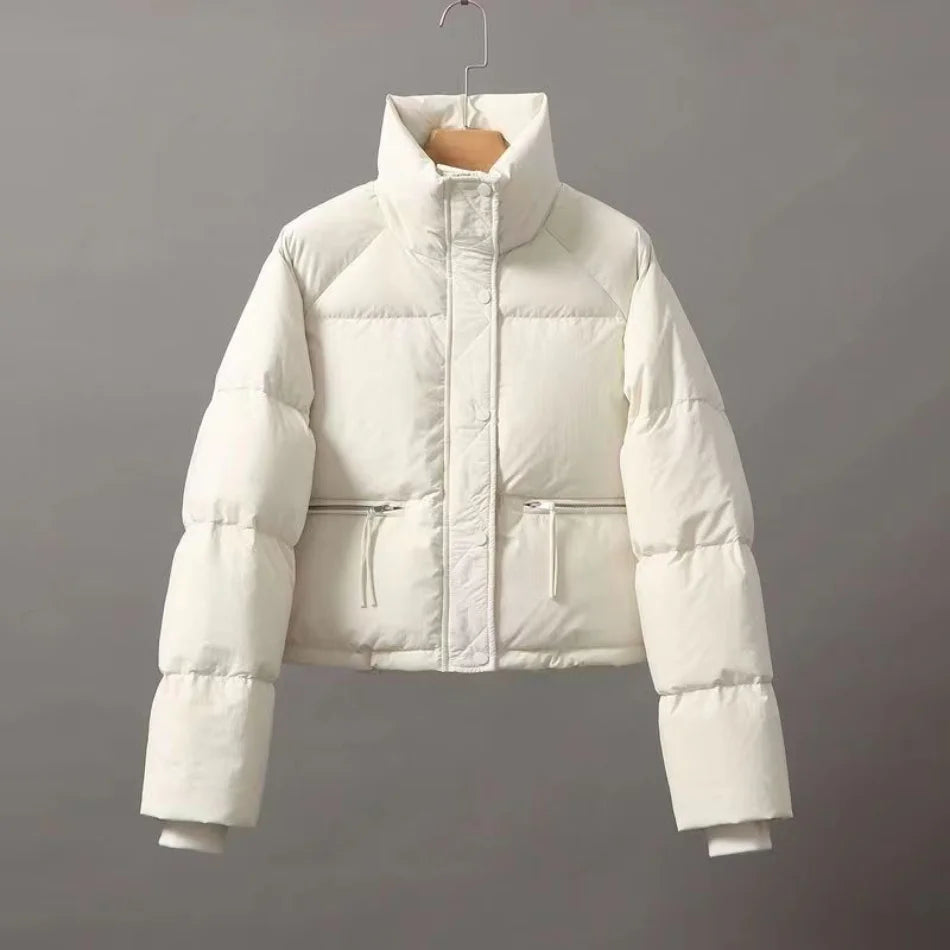 Women's Cotton-Filled Stand Collar Jacket
