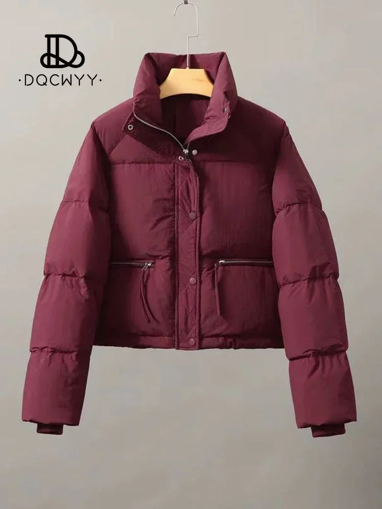 Women's Cotton-Filled Stand Collar Jacket