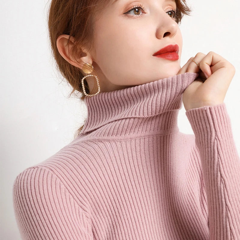 Women's Soft Turtleneck Sweater