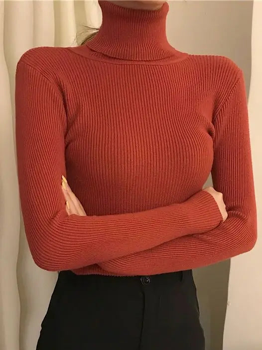 Women's Soft Turtleneck Sweater