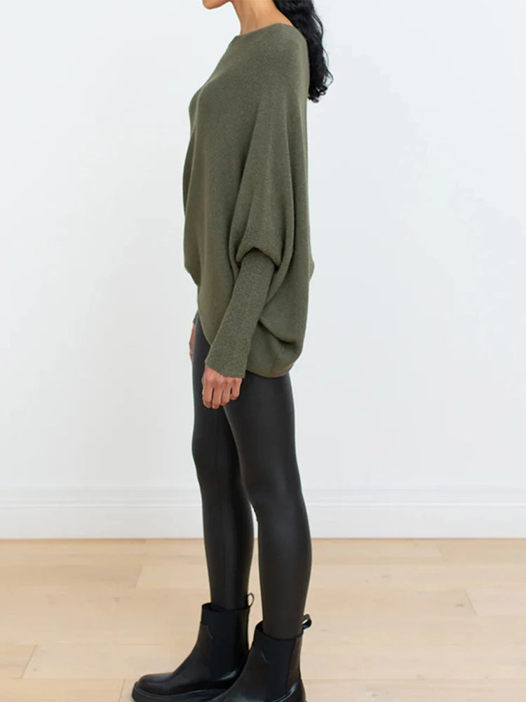 Stylish Ribbed Knit Jumper Set