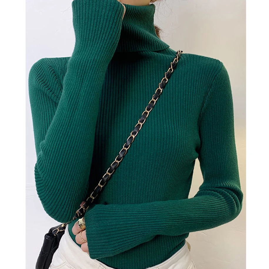 Women's Soft Turtleneck Sweater