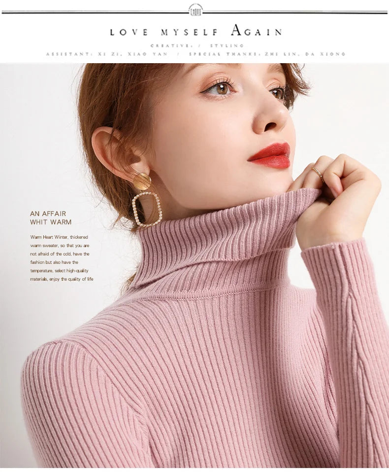 Women's Soft Turtleneck Sweater