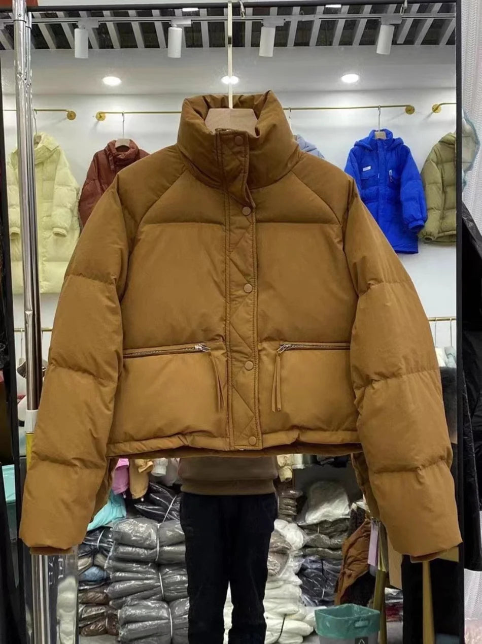 Women's Cotton-Filled Stand Collar Jacket