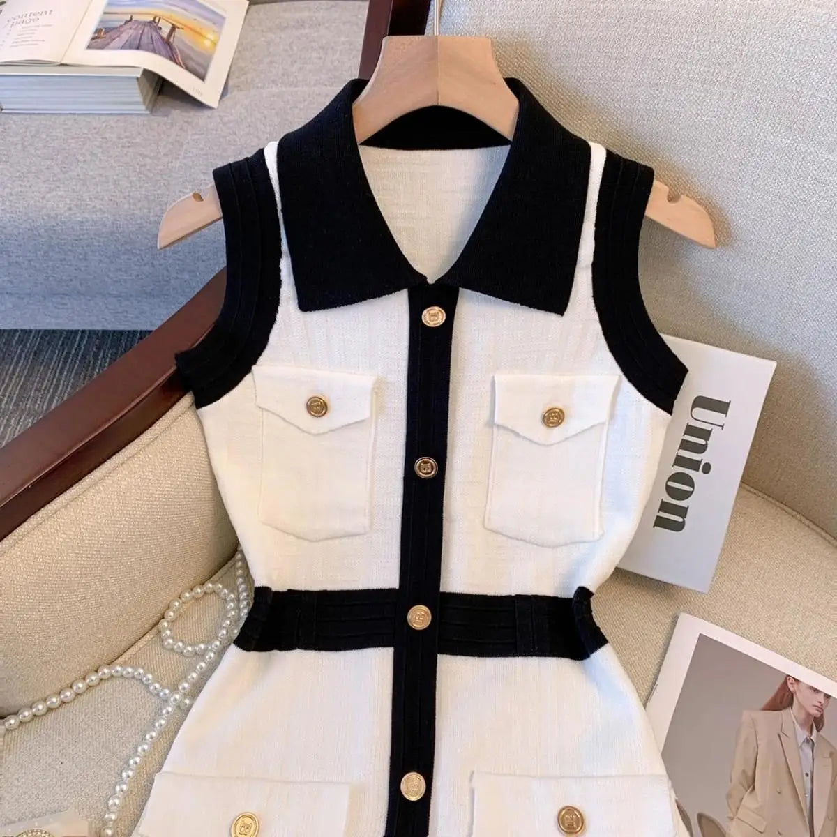 Knitted Sexy Mini Wrap Slim Short Dresses