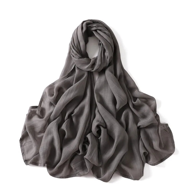 Premium Cotton-Rayon Hijab Scarf