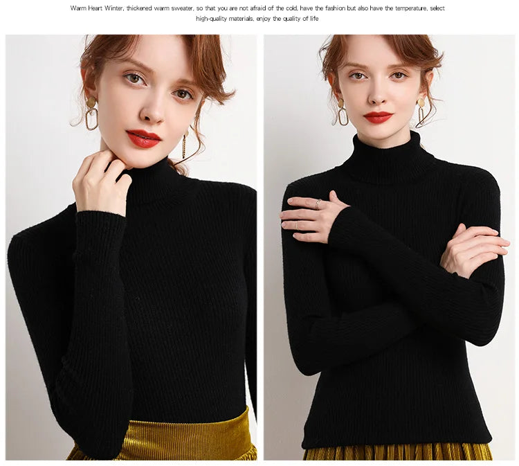 Women's Soft Turtleneck Sweater