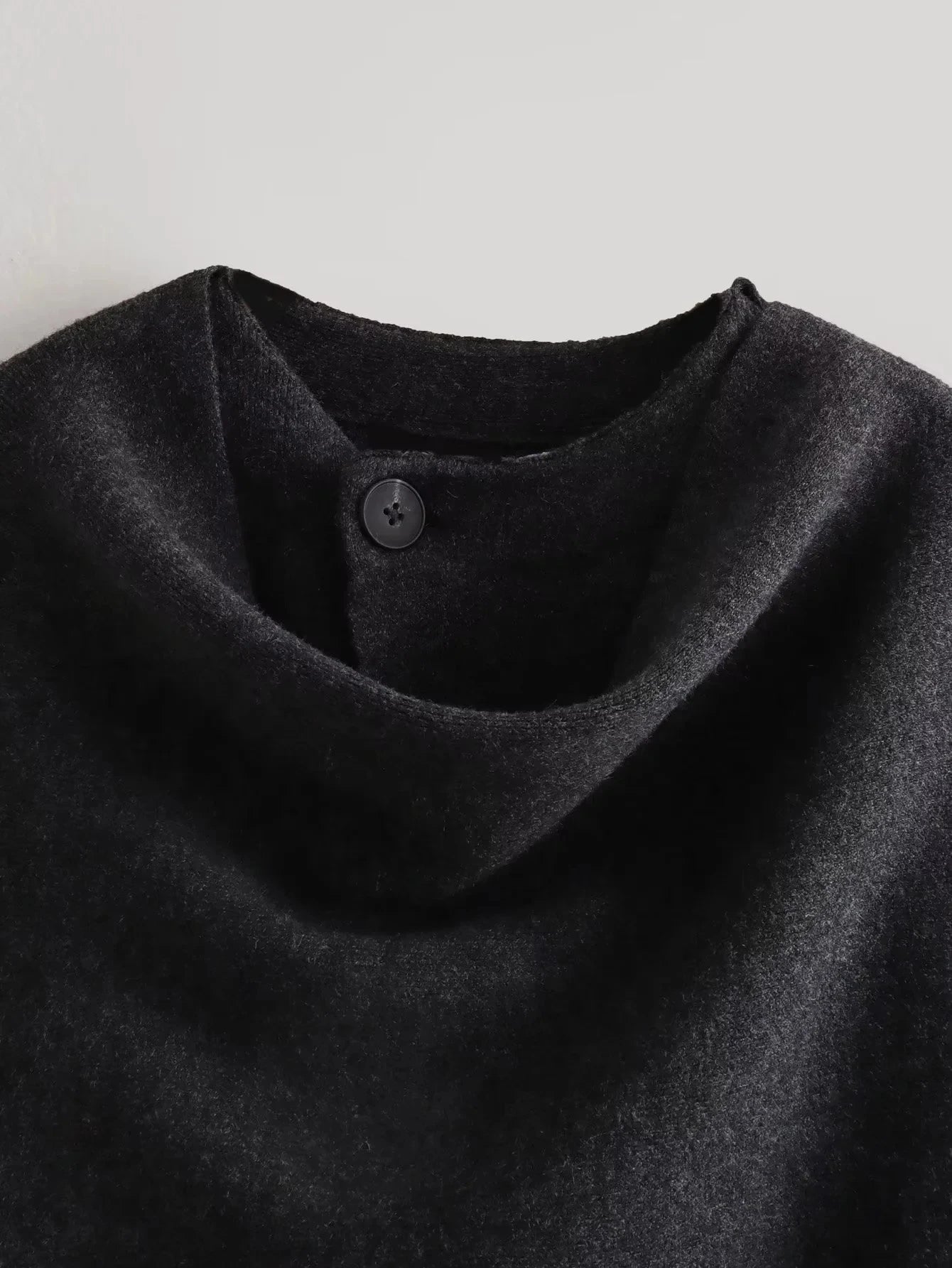 Women's Asymmetric Knit Coat