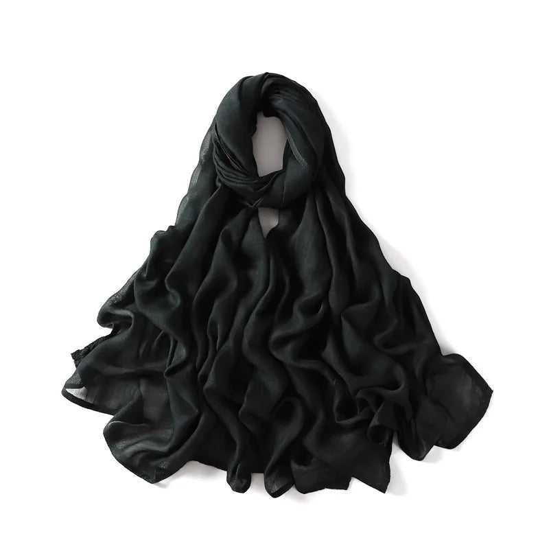 Premium Cotton-Rayon Hijab Scarf