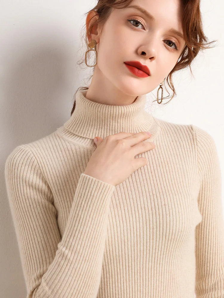 Women's Soft Turtleneck Sweater