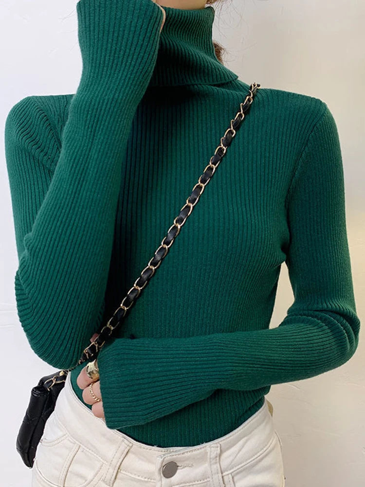 Women's Soft Turtleneck Sweater
