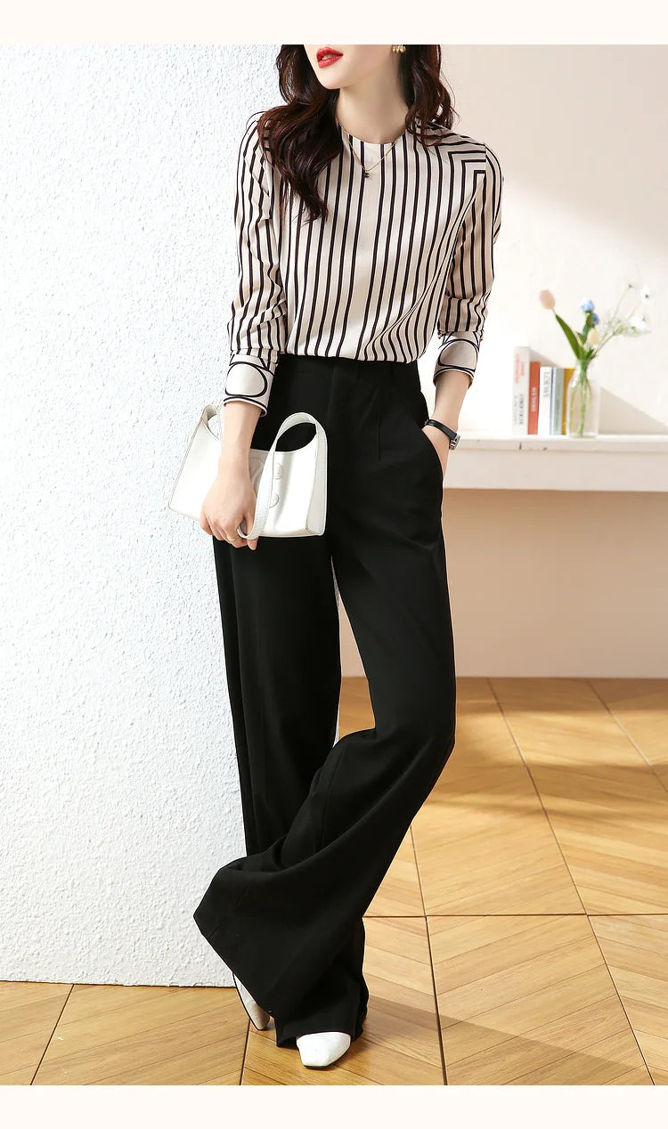 Vintage Fashion Slim Long Sleeve Tops