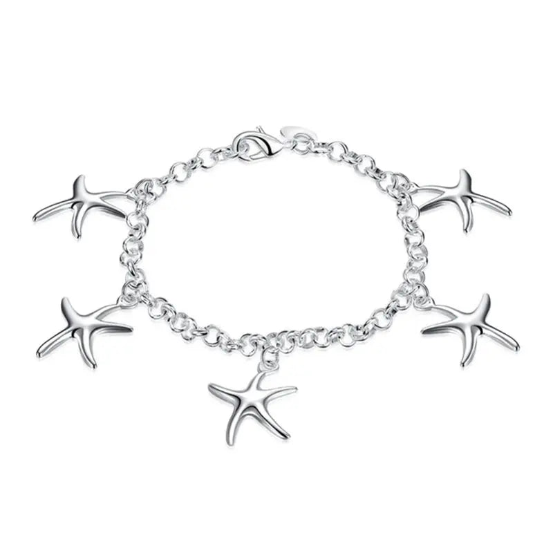 Handcrafted 925 Sterling Silver Twisted Rope Bracelet
